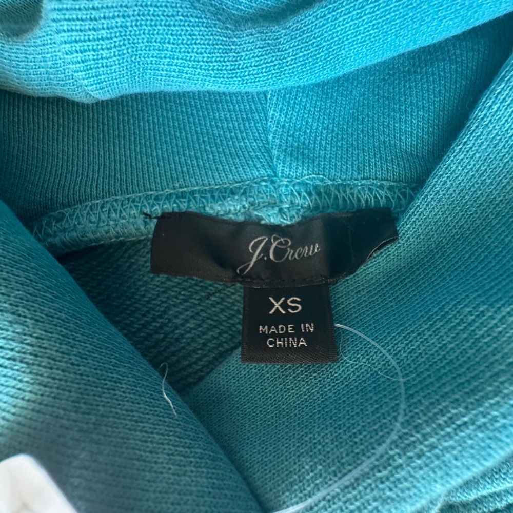 J. Crew Garment Dyed Shrunken Hoodie - Picture 4 of 5